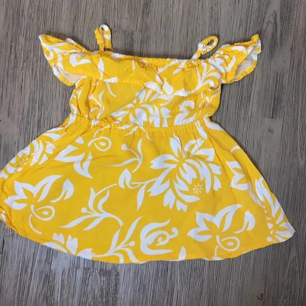 Children’s Place Tropical Pink and Yellow Toddler Dresses